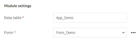 Form integration