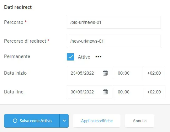 Modulo redirect